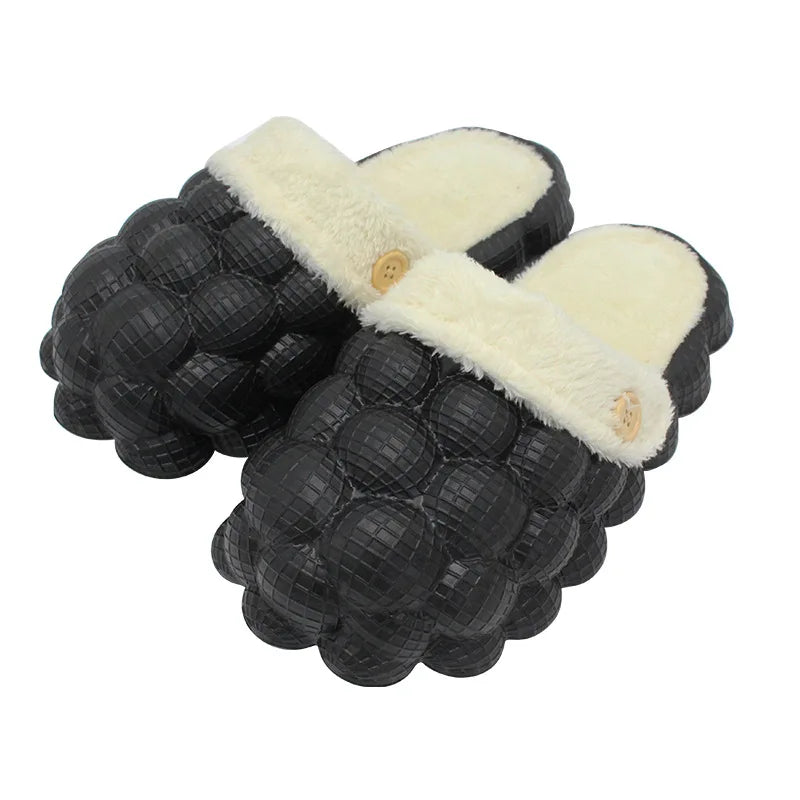 Bubble Fur slide/slippers