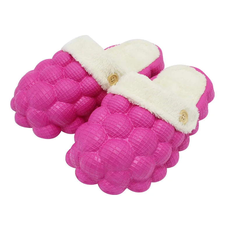 Bubble Fur slide/slippers